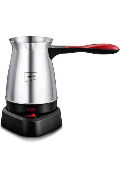 Global Impex Impex Turkish Coffee Maker Machine 600W, 500ml Stainless Steel A...