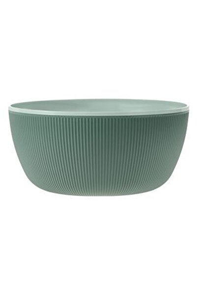 CBD CORAL BEST DEALS Bol din Plastic Verde - Verde Menta cu Model Dungi 4L, 2...