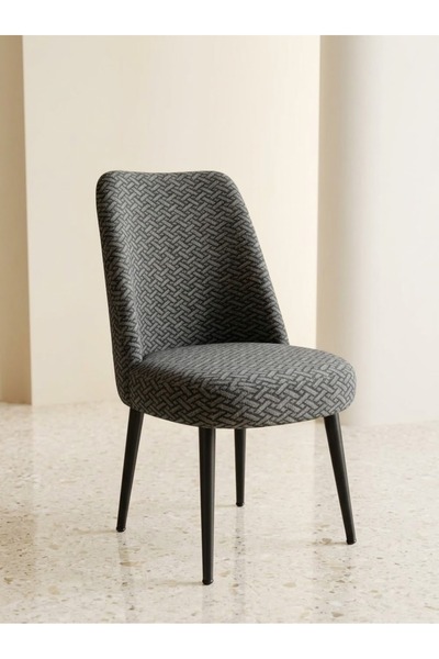 ELYURT Tuğla desen oval sandalye kılıfı