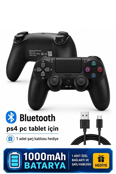 Zineets PS4 Kablosuz Oyun Kolu Titreşimli Joystick Tablet Telefon PC PS3 PS4 ...