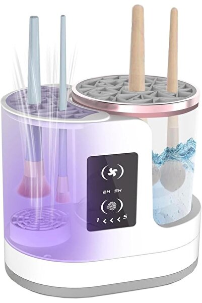 NALACAL 3-in-1 Electric Makeup Brush Cleaner & Dryer Machine, Portable Automa...