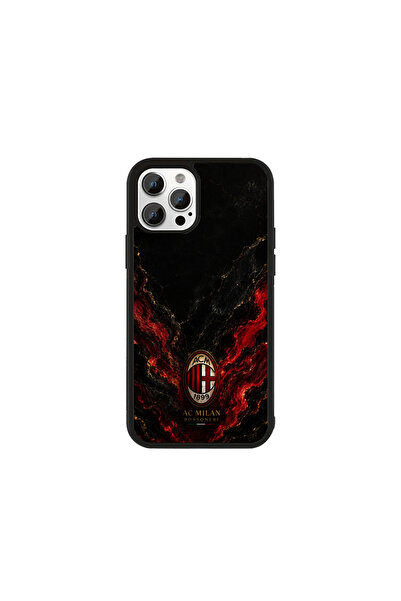 Generic Brand Husa Premium Galaxy A55 AC Milan - Model Diavolo Rising