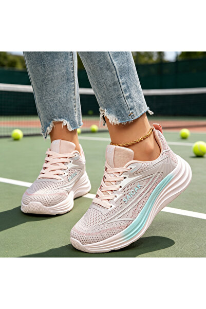 SOSENFER Women's Running Shoes, Breathable Ultra-lightweight Soft Sole