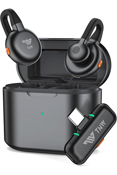 TNW PHONE ميكروفون لاسلكي صغير للآيفون، TNW X27 USB-C مع تقنية إلغاء الضوضاء ...