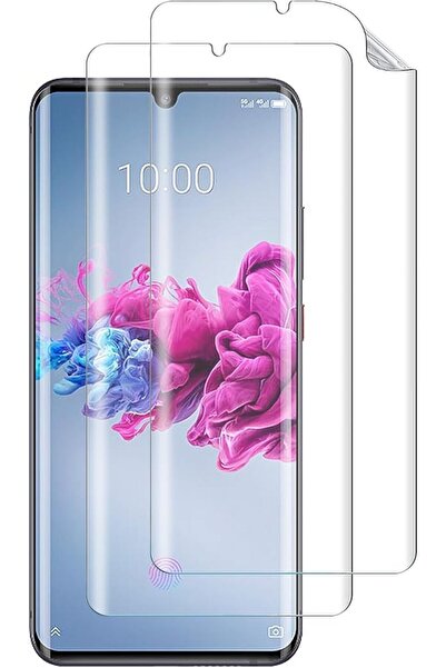 GENERAL واقي شاشة شفاف من مادة TPU الناعمة متوافق مع ZTE AXON II 5G، عالي الو...