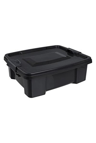 CBD CORAL BEST DEALS Cutie de Depozitare din Plastic Gri cu Capac 7L, 36x28.5...