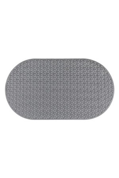 CBD CORAL BEST DEALS Covoras Antiderapant Gri Cuburi 3D pentru Baie, 68x39cm