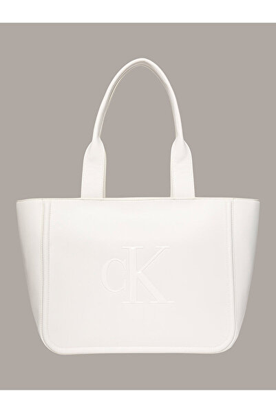 Calvin Klein Kadın Bold Ck Medium Tote Çanta