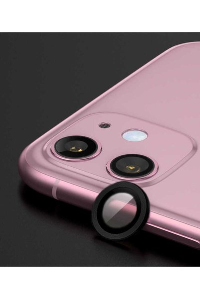 Hesaplı Dünya iPhone 11 Camera Lens Protector Metal Fully Compatible Premium