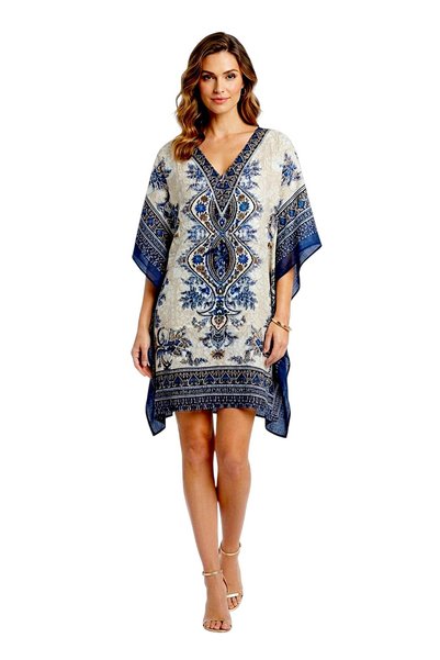 Generic Brand Women's Elegant Kaftan Maxi dress Short