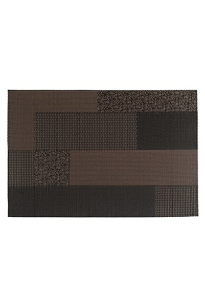 CBD CORAL BEST DEALS Suport Farfurie Maro Neagra cu Model Patch 45x30cm, PVC
