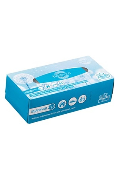 CBD CORAL BEST DEALS Servetele la Cutie Fiorevita 2 ply - 100buc, 23x11x6.5cm