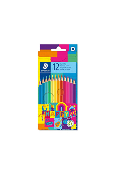 Staedtler Set de 12 creioane colorate HAPPY 146 C12