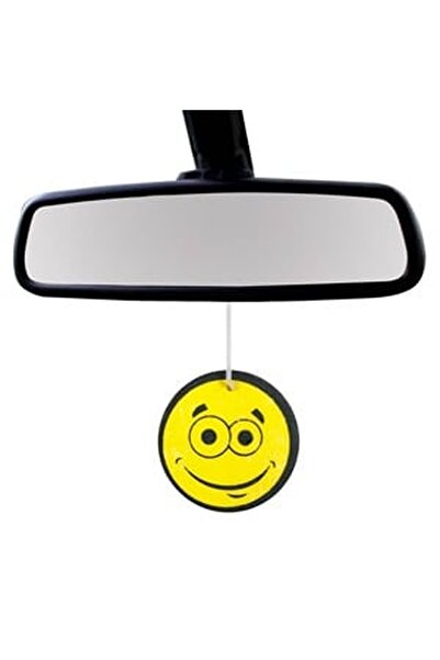 CBD CORAL BEST DEALS Odorizant Auto Emoji Galben cu Aroma de Vanilie - 2buc, ...