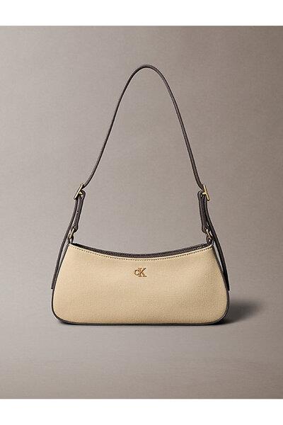 Calvin Klein Cotton Canvas Shoulder Bag