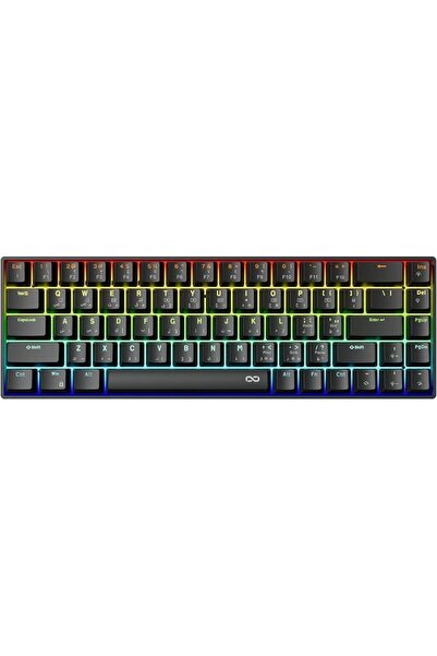 INFINIARC Infinigear Nano Strike Core 68% RGB Mechanical Gaming Keyboard, Wir...