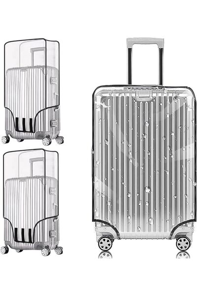 Vinnatsu Clear Luggage Cover Protectors, Full Thicken PVC Transparent Waterpr...