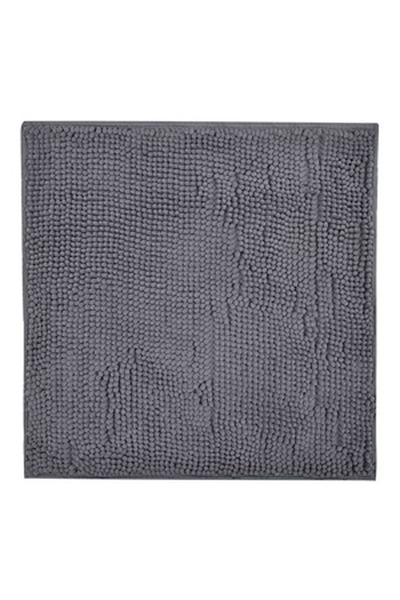 CBD CORAL BEST DEALS Covoras de Baie Gri Reliefat cu Microfibre 50x50cm, Poli...