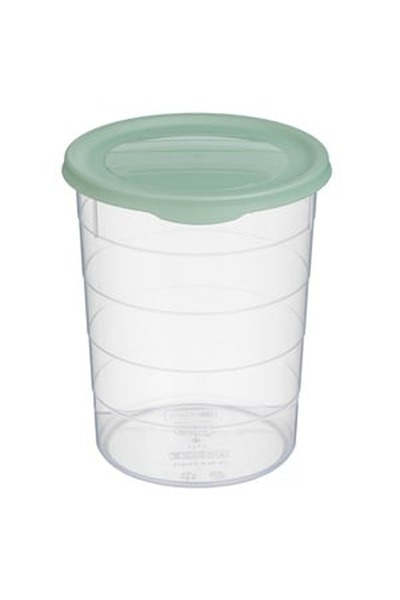 CBD CORAL BEST DEALS Caserola Transparenta cu Capac Verde Menta 1, 1L, 12x15cm