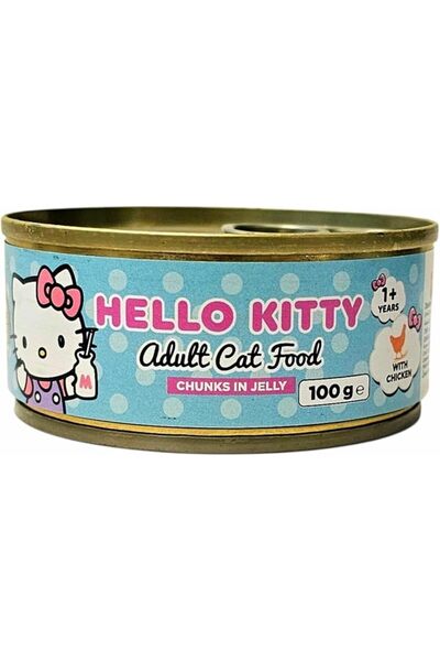 Hello Kitty طعام رطب بنكهة الدجاج للقطط 100 جرام