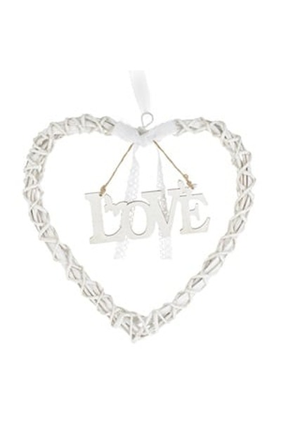 CBD CORAL BEST DEALS Inima Decorativa Sustenabila din Lemn cu Tablita "Love" ...