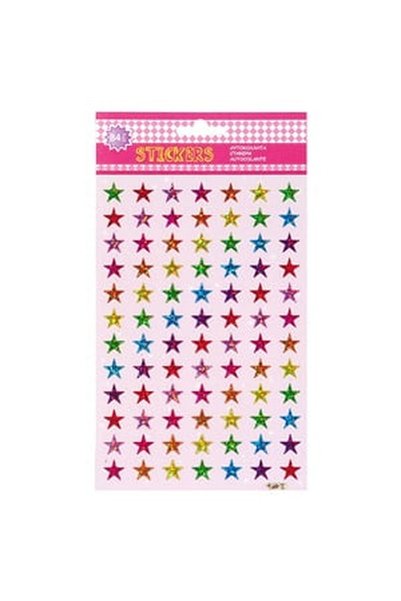 CBD CORAL BEST DEALS Autocolante Stele Colorate - 84buc, 14.5x25cm