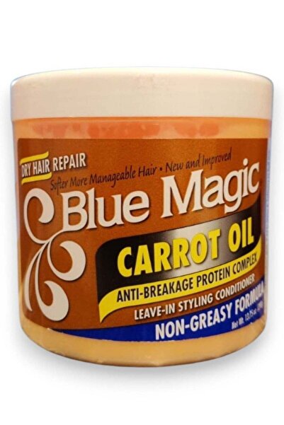 Blue Magic بلسم تصفيف الشعر مركب بروتين زيت الجزر المضاد للتكسر