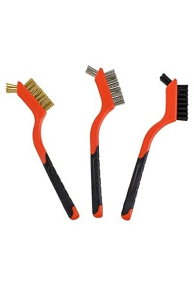 CBD CORAL BEST DEALS Set Perii de Sarma 18cm - 3buc, Otel Inoxidabil