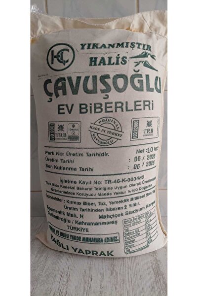 çavuşoğlu baharat HALİS ÇAVUŞOĞLU PUL BİBER 10 KG