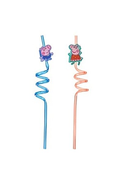 CBD CORAL BEST DEALS Paie Fancy Reutilizabile Rasucite din Plastic Somon Bleu...