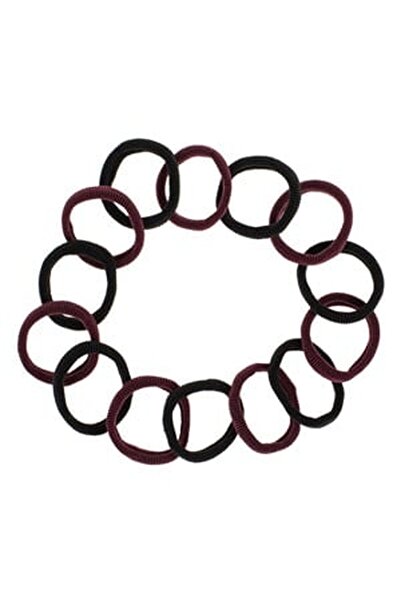 CBD CORAL BEST DEALS Elastice Par Frotte Negre Bordo pentru Femei - 14buc