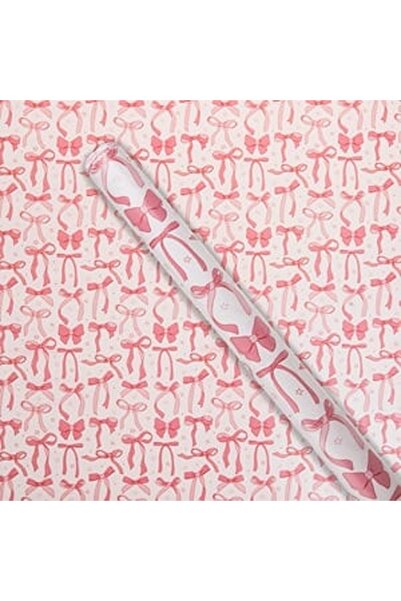 CBD CORAL BEST DEALS Hartie Ambalaj Roz cu Model Fundite 150x70cm