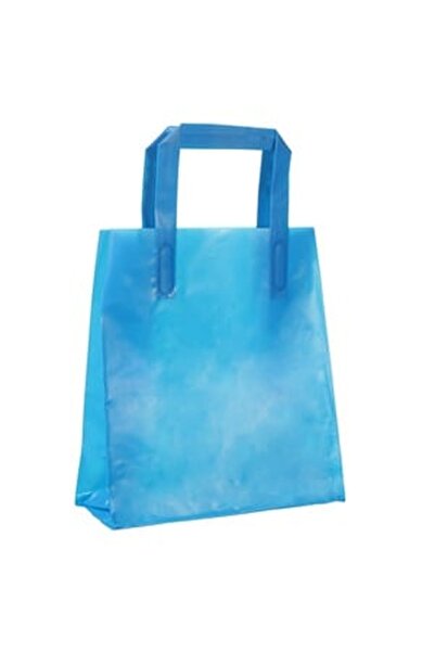 CBD CORAL BEST DEALS Sacosa din Plastic Turcoaz pentru Cadou 18x10x21cm