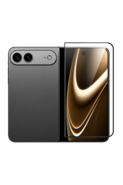 halkhouse iPhone Duo (Fold) Uyumlu Ekran Koruyucu Tam Kaplayan HD Şeffaf Anti...