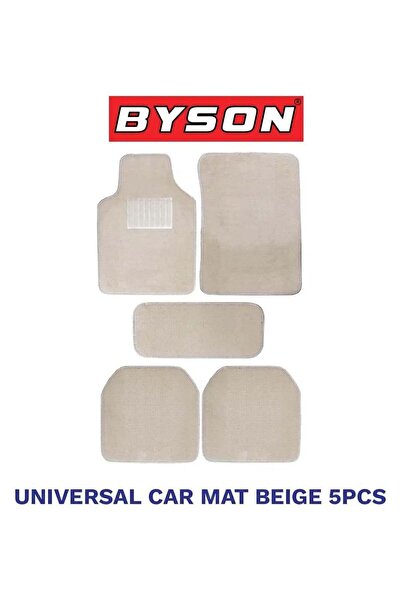 BYSON Durable Waterproof Car Floor Mats 5 Piece Set - Universal Fit for SUV a...