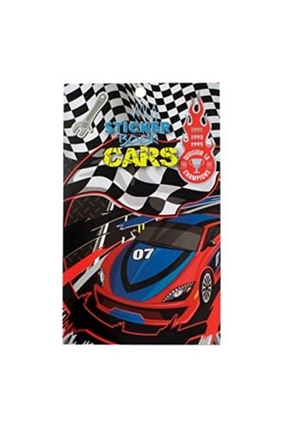 CBD CORAL BEST DEALS Set Autocolante cu Masini de Curse - 6F, 14.5x24.5cm