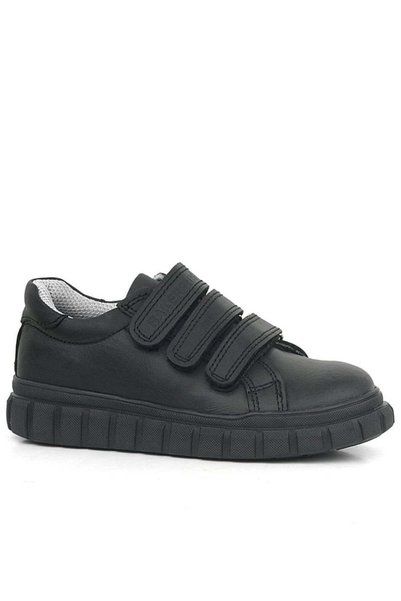 OrtopedikAL Rakerplus 4003-Ss Black 100% Genuine Leather Boys' Casual Sports ...