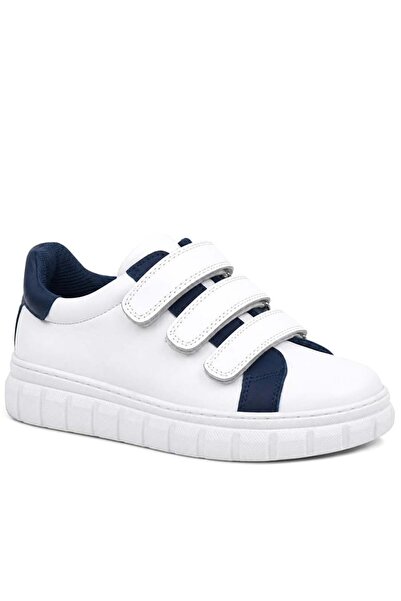 OrtopedikAL Rakerplus 4003-Bl White-Navy Blue 100% Genuine Leather Boys' Dail...