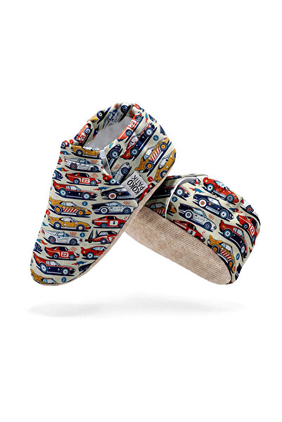Kokopatik Nascar Patterned Booties |   Non-Slip Home & Nursery Booties