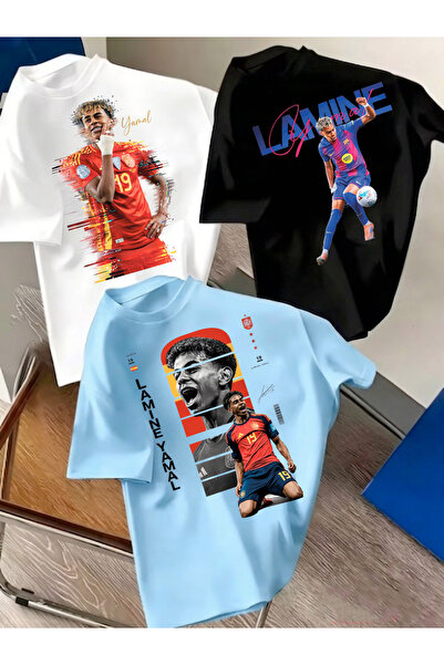 STİL-X SEZONUL NOU SET DE 3 PIESE CU IMPRIMEU LAMINE YAMAL, TRICOU PENTRU BĂI...