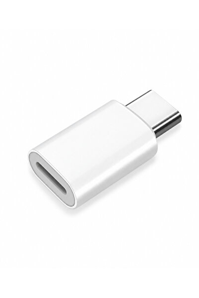 MVLH Otg Lightning Dişi → USB Type-C Erkek Adaptör – Şarj Dönüştürücü