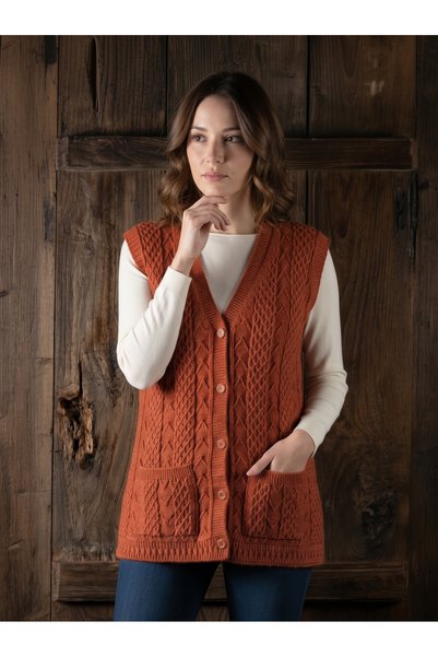 secret touch Mother's Vest Classic Knitted Wool Cotton Blend