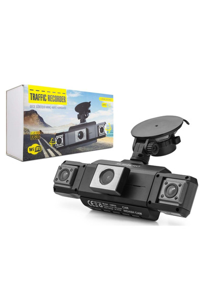 Subzero CMR55 360Derece Gece Görüşlü 1080p Full hd Wifi Araç Kamerası