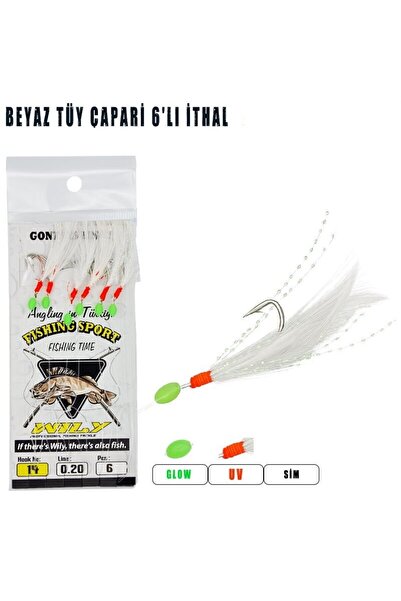 Wily Beyaz Tüy Çapari 6'lı İthal