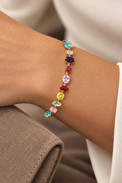 laria jewelry Vip Geometric Colorful Stone Bracelet