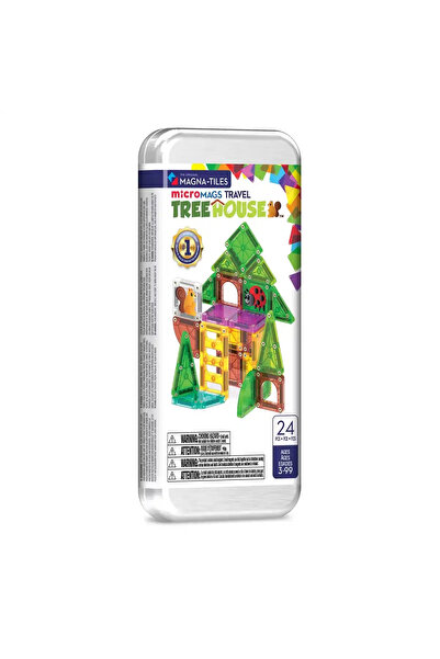 Magna Tiles MAGNA-TILES microMAGS Σετ Ταξιδιού Σπίτι στο Δέντρο 24 Τεμάχια – ...