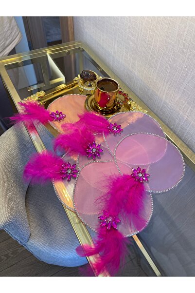 Rose Atelier Bursa Pembe Sunum Peçetesi 6lı - lily