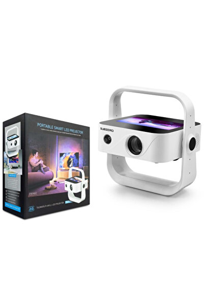 Subzero PRJ77 7inç Ekran 4K Ultra HD Otomatik Odaklama Hıfı stereo Hoparlör P...