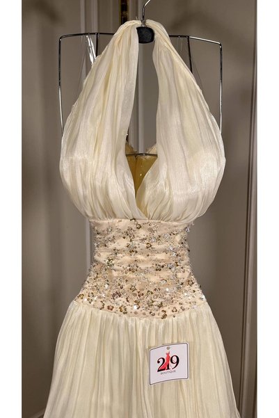 Boutique 219 Elegant Evening Dress Crinkle Gown