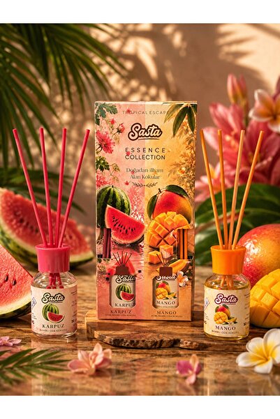 Sasta 2'li Bambu Ortam Kokusu (Karpuz - Mango)